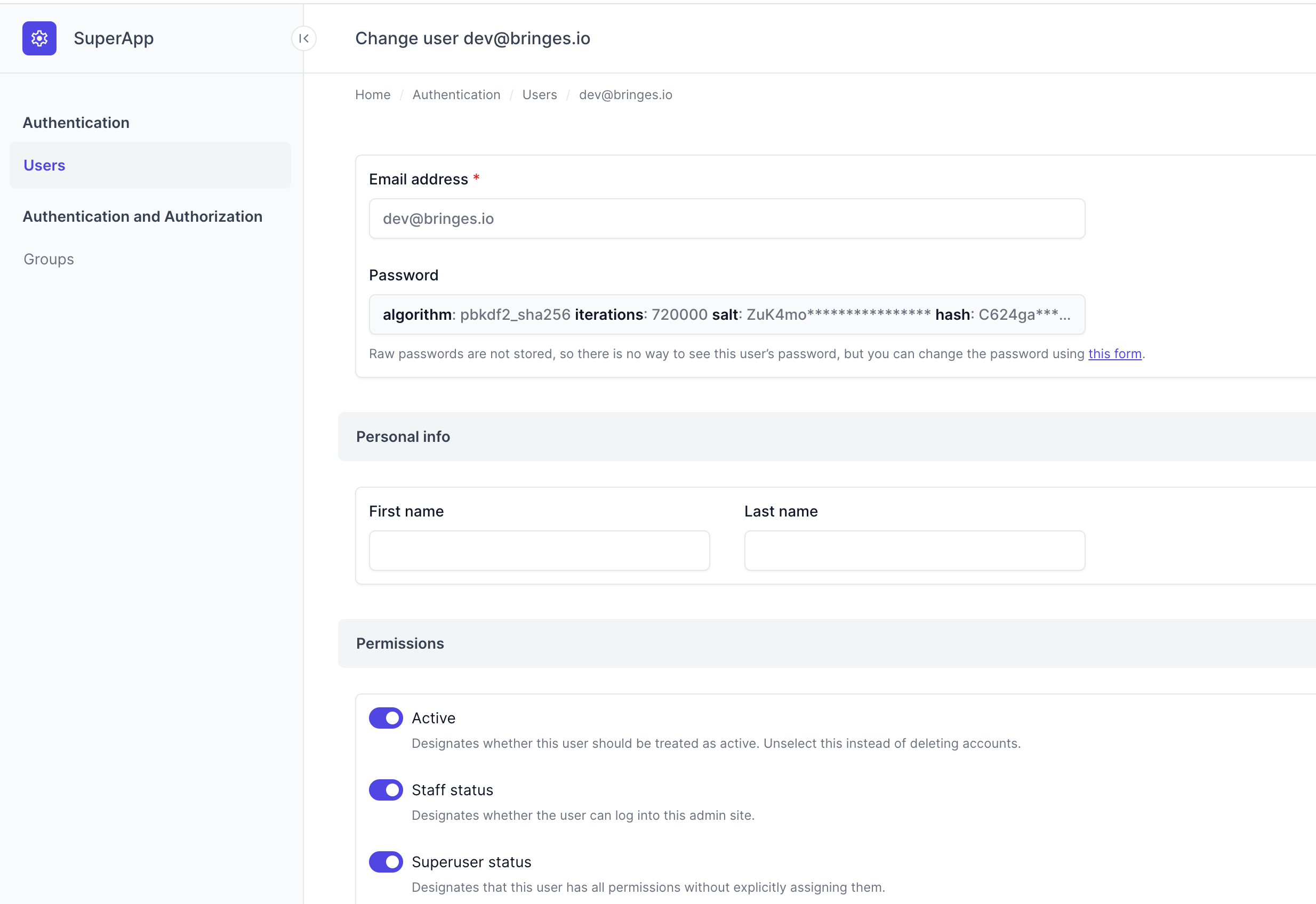 Basic Project Screenshot